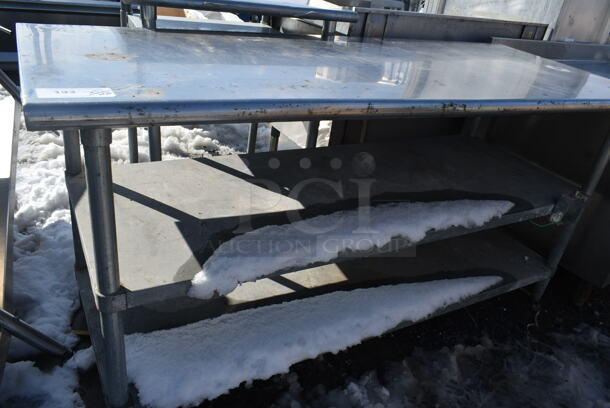 Stainless Steel Commercial Table w/ 2 Under Shelf. - Image 3 of 5