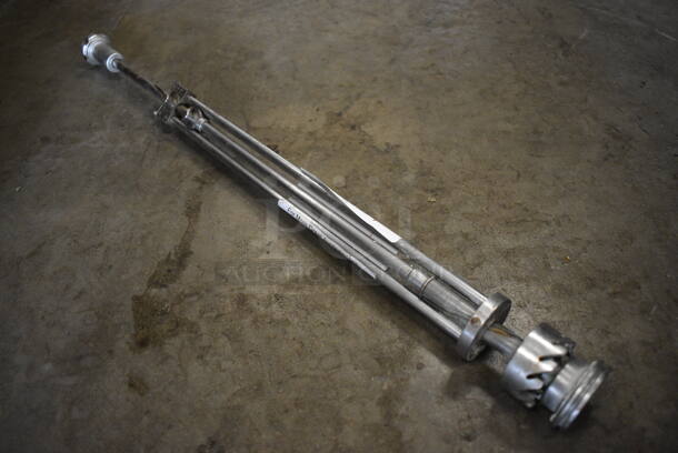 Metal Commercial Plunger for Dough Dropper. 2x2x23 - Image 2 of 3