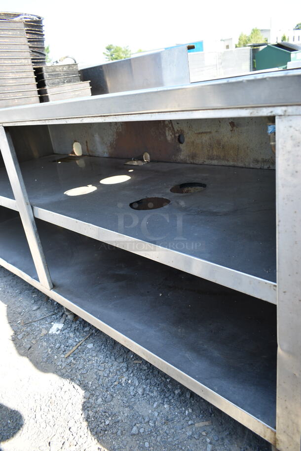 Stainless Steel Commercial Soda Station w/ 2 Under Shelves.  - Image 2 of 6
