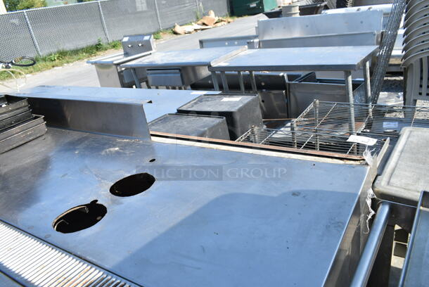 Stainless Steel Commercial Soda Station w/ 2 Under Shelves.  - Image 6 of 6