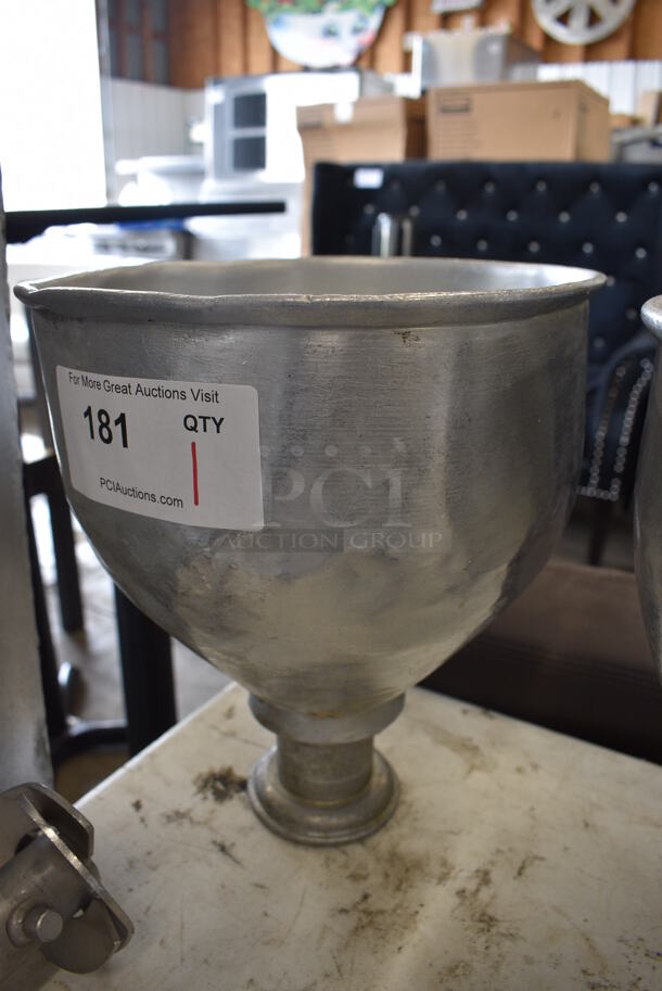 Metal Dough Dropper Hopper. 11x11x12 - Image 2 of 3
