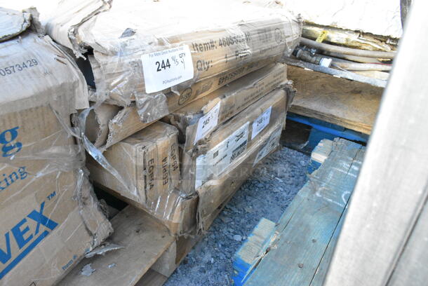 BRAND NEW SCRATCH AND DENT! White Folding Table. 18x60x29 - Image 3 of 3