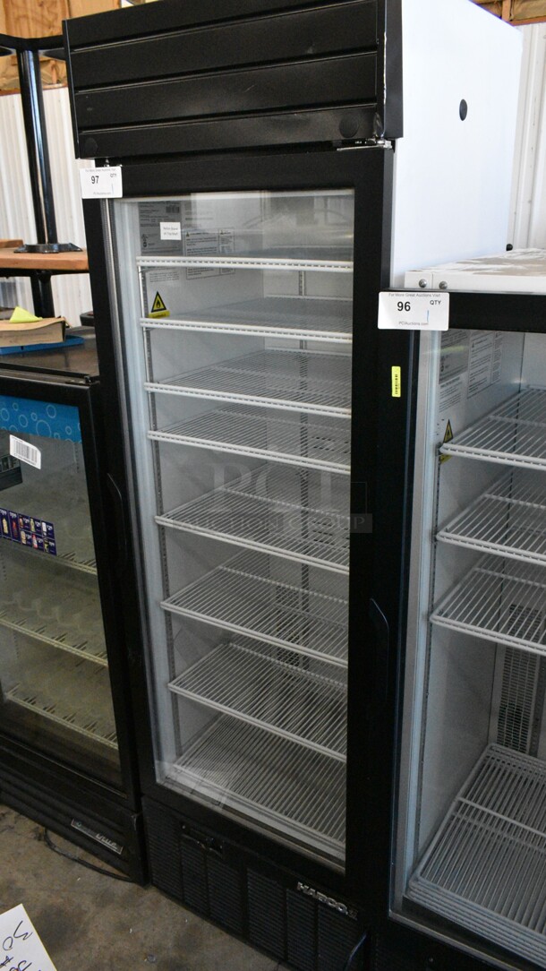2019 Habco SE18HC Metal Commercial Single Door Reach In Cooler Merchandiser w/ Poly Coated Racks. 115 Volts, 1 Phase. Tested and Working! - Image 1 of 3