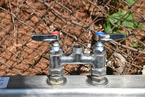 Stainless Steel Single Bay Drop In Sink w/ Handles.  - Image 4 of 5