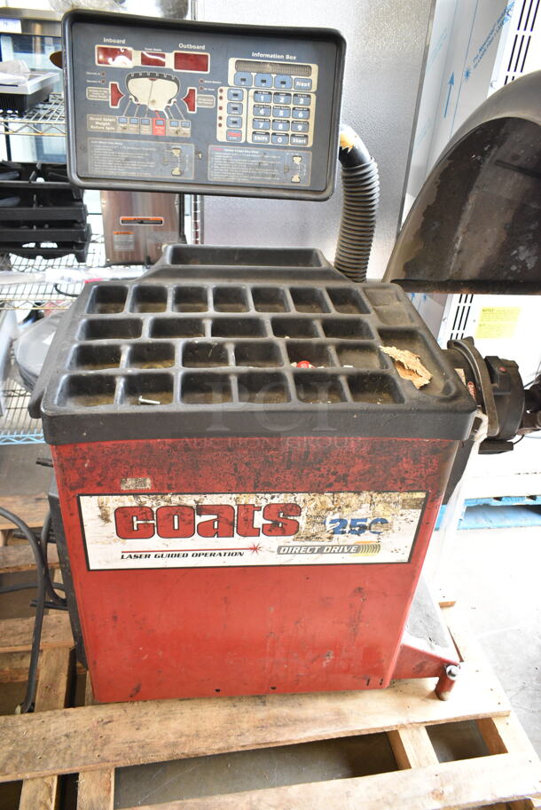 Coats 1250 Metal Commercial Floor Style 2D Wheel Balancer with Laser Guided Operation. 220-250 Volts, 1 Phase. - Image 2 of 7