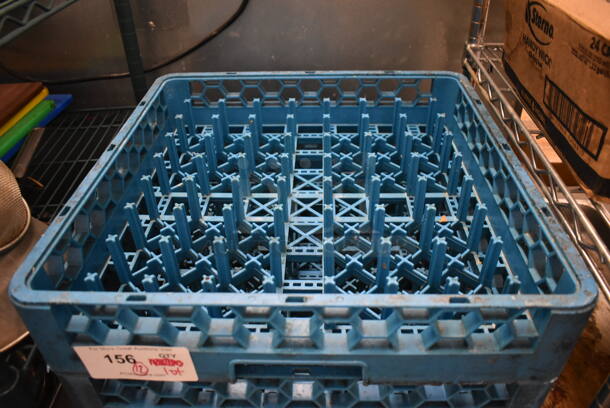 ALL ONE MONEY! Lot of 12 Blue Poly Dish Caddies. Includes 19.5x19.5x4 - Image 3 of 4