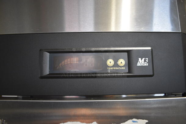 Turbo Air Model M3F47-2 Stainless Steel Commercial 2 Door Reach In Freezer w/ Poly Coated Racks on Commercial Casters. 115 Volts, 1 Phase. 52x32x84. Tested and Working! - Image 6 of 6