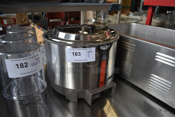Vollrath HS-11 Stainless Steel Commercial Countertop Electric Powered Soup Kettle Food Warmer w/ Lid. No Drop In. 115 Volts, 1 Phase. Tested and Working! - Image 2 of 5