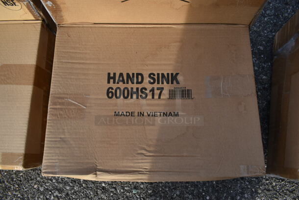 BRAND NEW IN BOX! Regency 600HS17Stainless Steel Commercial Single Bay Wall Mount Sink. Stock Picture Used as Gallery. - Image 3 of 4