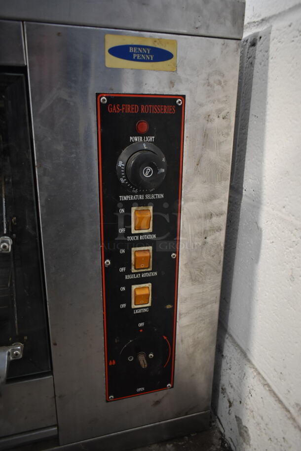 VXO-168 Stainless Steel Commercial Countertop Gas Powered Rotisserie Oven. Tested and Powers On But Does Not Get Cold
 - Image 4 of 6