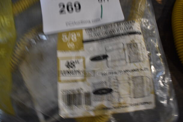 BRAND NEW! Yellow Gas Hose. 48" - Image 3 of 3