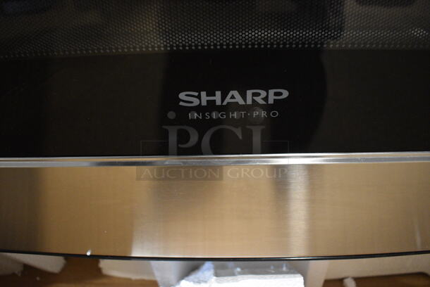 BRAND NEW IN BOX! Sharp KB6524PSY Insight Pro Stainless Steel Drawer Microwave. 24x26x16 - Image 5 of 7