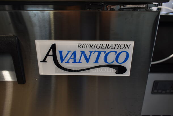 2022 Avantco 178APT48HC Stainless Steel Commercial Sandwich Salad Prep Table Bain Marie Mega Top on Commercial Casters. 115 Volts, 1 Phase. Tested and Working! - Image 7 of 11