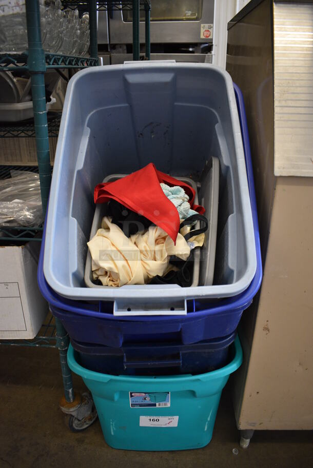 ALL ONE MONEY Lot of Various Poly Bins! Includes 23x15x16 - Image 1 of 4