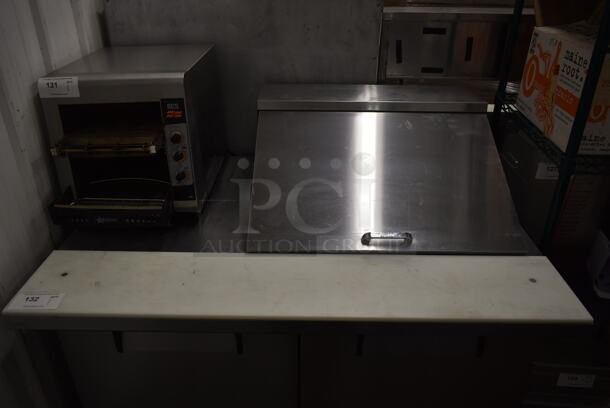2014 True TSSU-48-18M-B Stainless Steel Commercial Sandwich Salad Prep Table Bain Marie Mega Top on Commercial Casters. 115 Volts, 1 Phase. Tested and Working! - Image 2 of 8