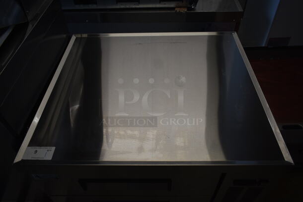 BRAND NEW SCRATCH AND DENT! 2023 Avantco 178CBE36HC Stainless Steel Commercial 2 Drawer Refrigerated Chef Base on Commercial Casters. 115 Volts, 1 Phase. Tested and Working! - Image 3 of 8