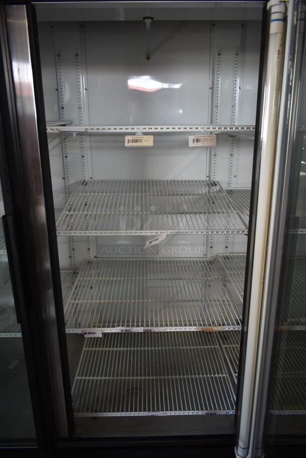 2012 True GDM-72 ENERGY STAR Metal Commercial 3 Door Reach In Cooler Merchandiser w/ Poly Coated Racks. 115 Volts, 1 Phase. Tested and Working! - Image 7 of 9