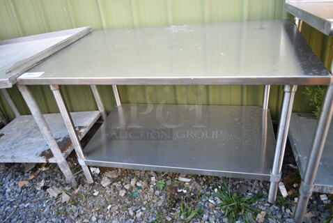 Stainless Steel Table w/ Under Shelf. 