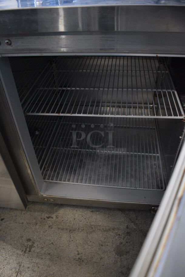 Continental CRA60 Stainless Steel Commercial 3 Door Undercounter Cooler on Commercial Casters. 115 Volts, 1 Phase. 60x34x35. Tested and Working! - Image 5 of 7