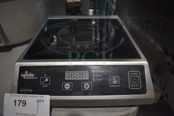 Update Model IC-1800WN Stainless Steel Countertop Single Burner Induction Range. 120 Volts, 1 Phase. 13x16x4.5