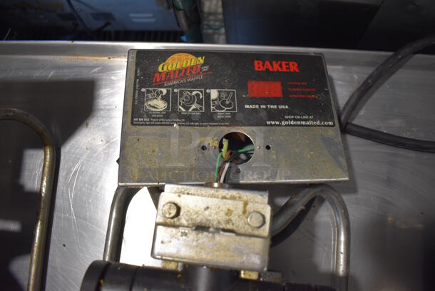 Stainless Steel Commercial Countertop Waffle Maker. 12x24x10. Cannot Test - Image 2 of 5