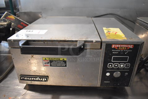 Antunes DFW-250CF Stainless Steel Commercial Countertop Deluxe Food Steamer. 120 Volts, 1 Phase. 17x17x8. Tested and Working!