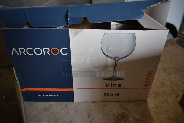 5 Boxes of Various BRAND NEW Glasses; 67 Libbey 95 2.5x2.5x6 Zombie Glasses, 6 Rastal Teku 4x4x8 Wine Glasses, 5 Arcoroc 5x5x7.5 Wine Glasses, 12 Libbey 7533 4x4x8.5 Vina Wine Glasses and 10 Anchor 11868 3x3x6 Vino Redux Beverage Glasses. 5 Times Your Bid! - Image 9 of 12