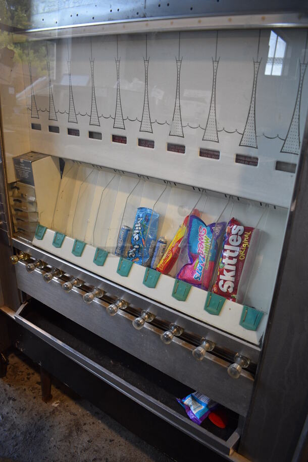 Metal Commercial Floor Style Dry Vending Machine. 36x18x54 - Image 4 of 8