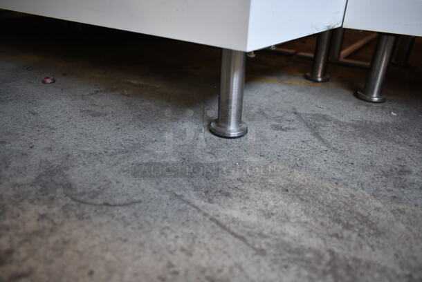 White 4 Cubby / Compartment Shelving Unit. - Image 5 of 5