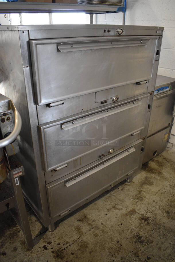 Stainless Steel Commercial Triple Deck Warmer. 208 Volts, 3 Phase. 37x30x50 - Image 2 of 8