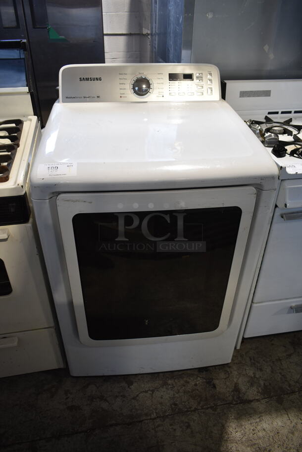 2012 Samsung DV456GWHDWR/AA Metal Front Load Dryer. 120 Volts, 1 Phase.  - Image 1 of 5