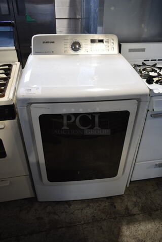2012 Samsung DV456GWHDWR/AA Metal Front Load Dryer. 120 Volts, 1 Phase. 