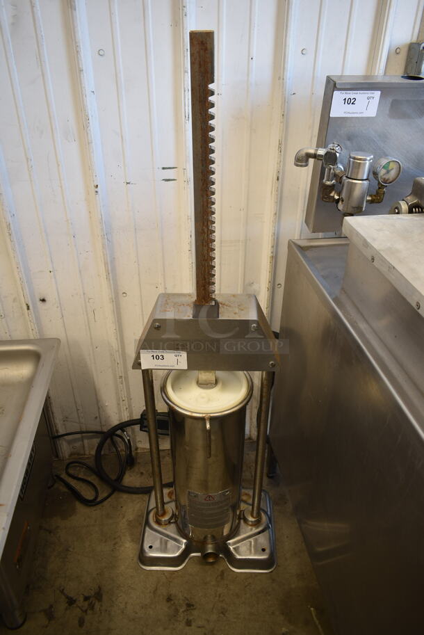 F. Dick Stainless Steel Commercial Manual Sausage Stuffer. - Image 1 of 4