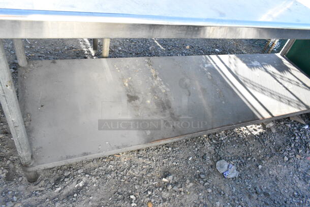 Stainless Steel Table w/ Metal Under Shelf.  - Image 2 of 3