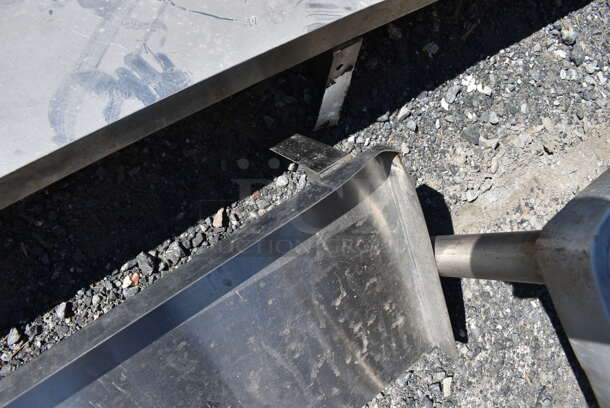 Metal Shelf w/ Wall Mount Brackets. 70x11x9 - Image 3 of 4