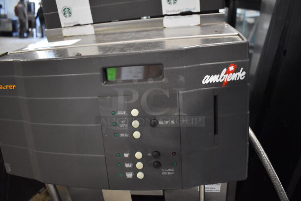 Schaerer Ambiente Stainless Steel Commercial Countertop Coffee Espresso Machine w/ Steam Wand. 210 Volts. 17x18x27 - Image 8 of 9