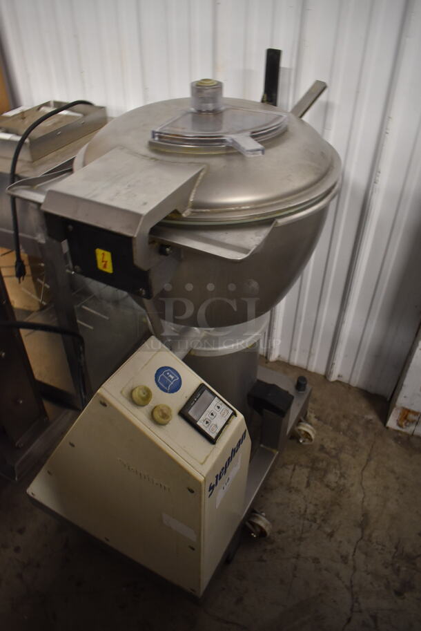 Stephan VCM44A/1 Commercial Stainless Steel Vertical Mixer Cutter On Commercial Casters. 208V.  - Image 2 of 6
