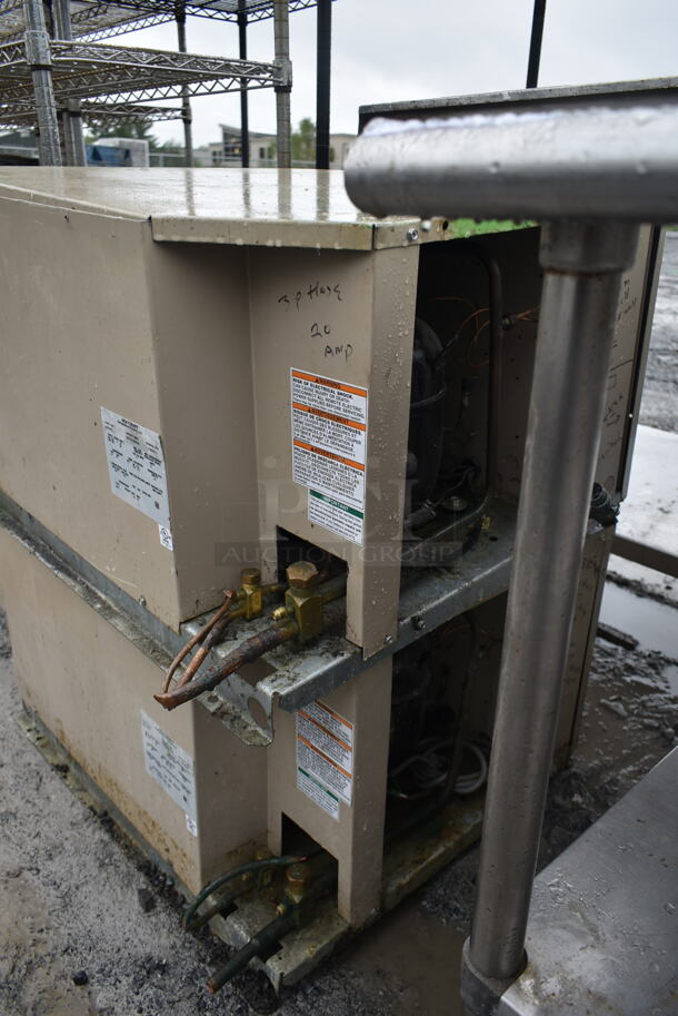 2 Heatcraft BHT010X6CFM Metal Commercial Compressors for Walk In Box. 208-230 Volts, 3 Phase. 2 Times Your Bid! - Image 3 of 6