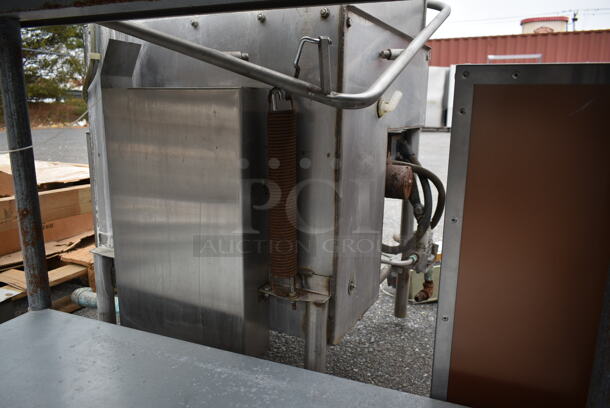 Hobart AM14C Stainless Steel Commercial Corner Pass Through Dishwasher. 208-230 Volts, 3 Phase.  - Image 10 of 11