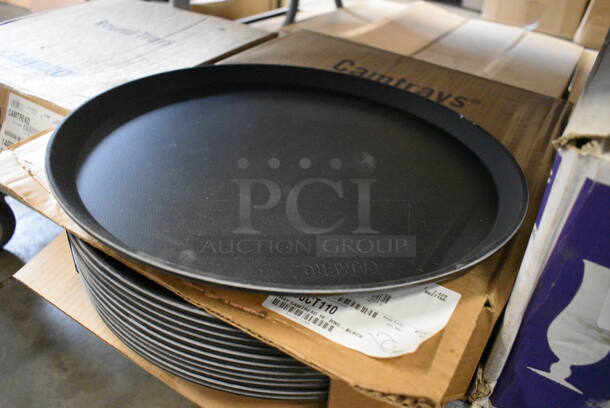12 BRAND NEW IN BOX! Cambro Black Serving Trays. 16x16x1. 12 Times Your Bid! - Image 2 of 3