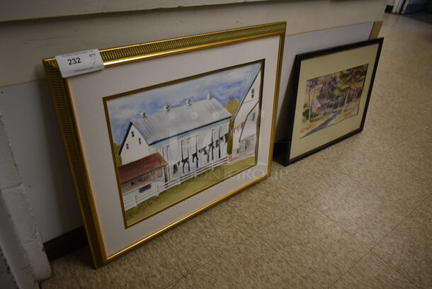 2 Framed Pictures That Are Original Prints. 2 Times Your Bid! - Image 3 of 5