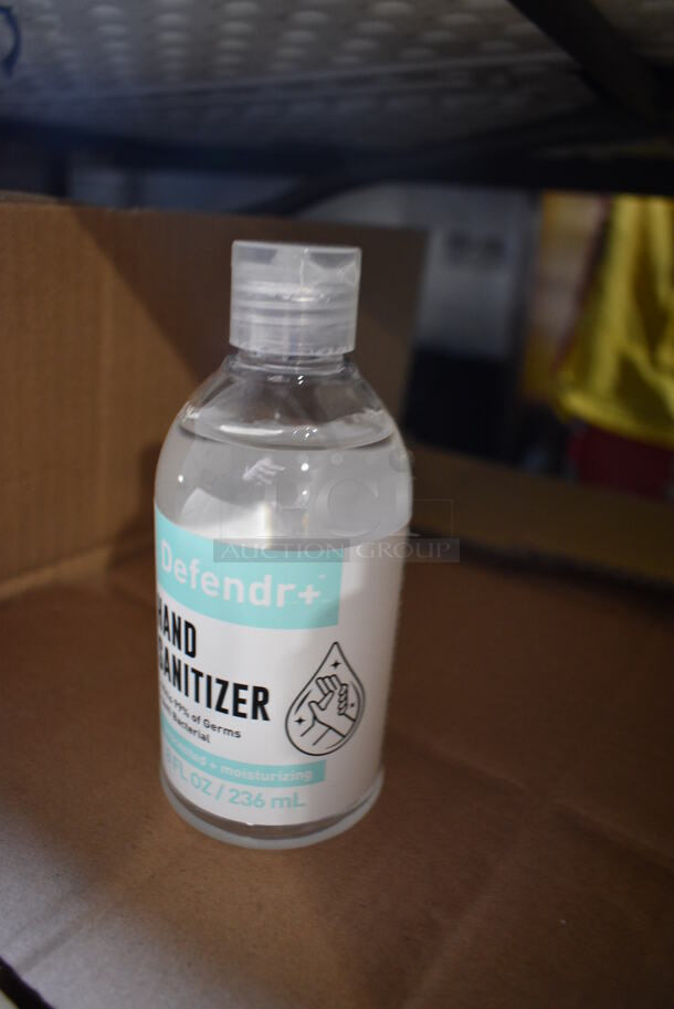 ALL ONE MONEY! Lot of 3 Boxes of 24 BRAND NEW! Defendr Hand Sanitizer Bottles. Total of 72 Bottles. - Image 2 of 3