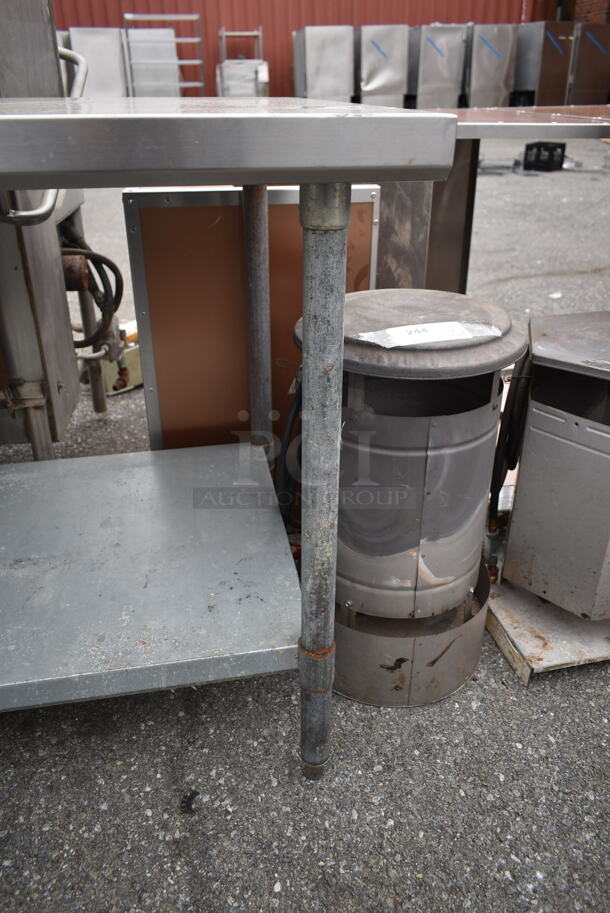 Stainless Steel Table w/ Metal Under Shelf. - Image 4 of 4