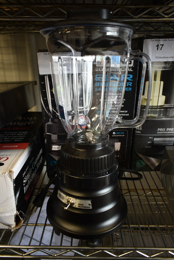 BRAND NEW SCRATCH AND DENT! 2023 Warring BB155 Metal Commercial Countertop 3/4 HP Drink Blender w/ Pitcher. 120 Volts, 1 Phase. Tested and Working!