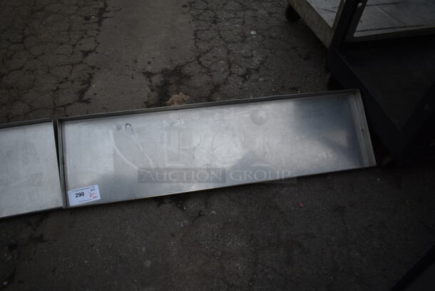 Stainless Steel Wall Mount Shelf. - Image 1 of 2