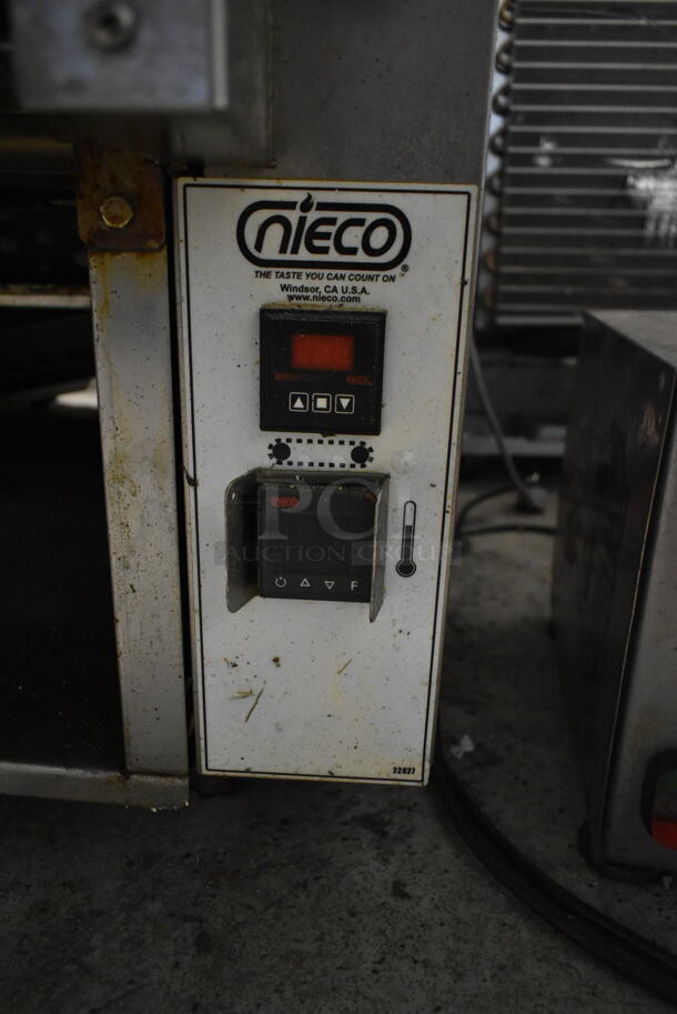 2018 Nieco JF63-2G Stainless Steel Commercial Countertop Natural Gas Powered BroilVection Conveyor Charbroiled Burger Grill. - Image 6 of 8