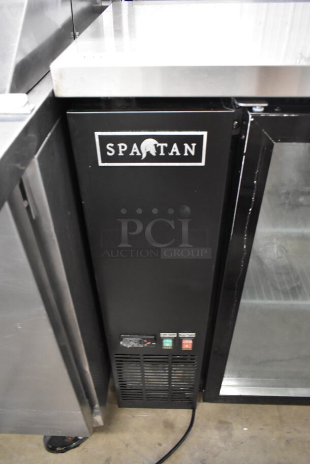 Spartan SGBBB-48 Metal Commercial 2 Door Back Bar Cooler Merchandiser. 115 Volts, 1 Phase. Tested and Working! - Image 2 of 6