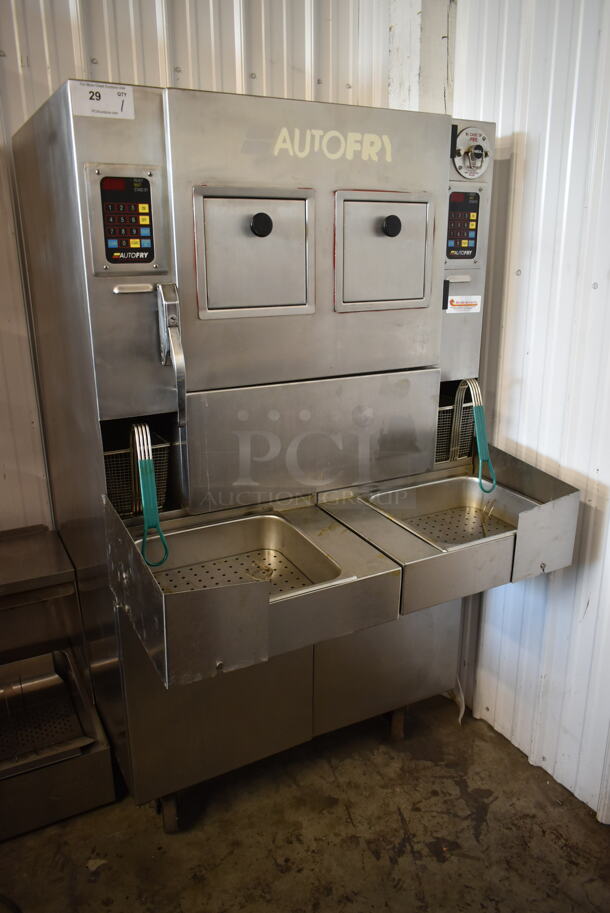 Autofry Stainless Steel Commercial Floor Style Ventless Fryer on Commercial Casters. 208-250 Volts, 1 Phase. - Image 1 of 12