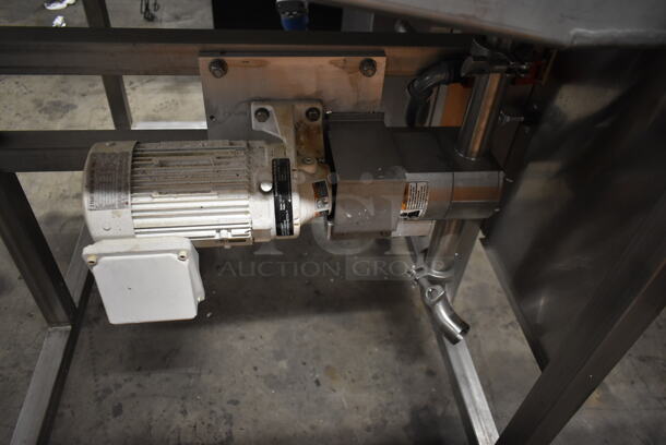 Belshaw Adamatic TG50 Stainless Steel Commercial Floor Style Thermoglaze Icing Machine on Commercial Casters. 208 Volts, 1 Phase. - Image 7 of 11