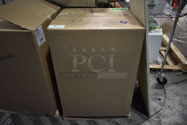 BRAND NEW IN BOX! 2021 SPM I-PRO 3 E Stainless Steel Commercial Countertop 3 Hopper Slushie Machine. 115 Volts, 1 Phase. Stock Picture Used. - Image 6 of 7